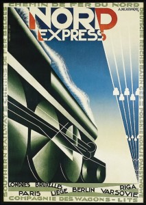 AM-(Adolphe-Jean-Marie-Mouron)-Cassandre-Nord-Express-1927-painting-artwork-print