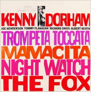 Kenny Dorham: Trompeta Toccata Label: Blue Note 4181 12" LP 1964 Diseño: Reid Miles Fotografía: Francis Wolff