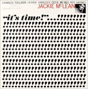 Jackie McLean: It´s Time Label: Blue Note 4179 12" LP 1964 Diseño: Reid Miles Fotografía: Francis Wolff